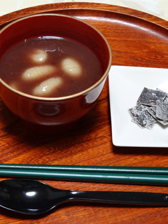 5分でできるニョッキぜんざい&コーヒー-レシピのメイン写真