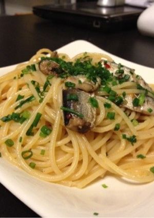 オイルサーディンのパスタ-レシピのメイン写真