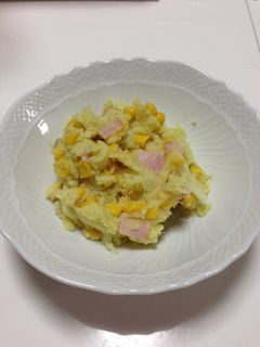 甘くて美味♪ さつまいもとコーンのサラダ-レシピのメイン写真
