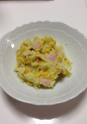 甘くて美味♪　さつまいもとコーンのサラダ-レシピのメイン写真