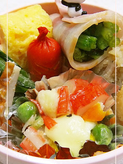 お弁当✿カラフル野菜かにかまマヨチー焼き-レシピのメイン写真