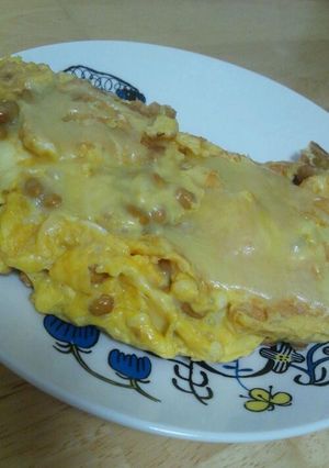 納豆オムレツ-レシピのメイン写真
