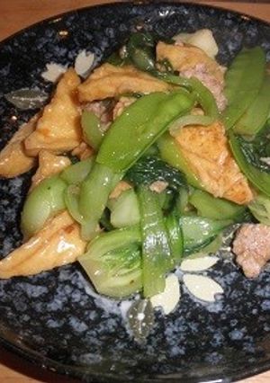 本格中華～厚揚げとチンゲン菜のひき肉炒め-レシピのメイン写真