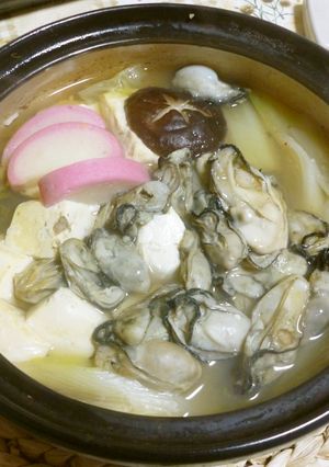 パパの牡蠣鍋-レシピのメイン写真