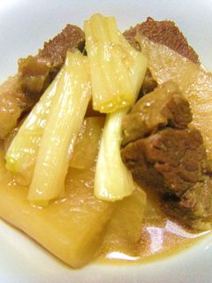 圧力鍋で簡単❤大根と牛バラ肉の煮物❤-レシピのメイン写真