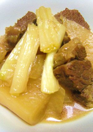 圧力鍋で簡単❤大根と牛バラ肉の煮物❤-レシピのメイン写真
