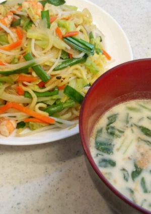＊豆乳でつけ麺!?-レシピのメイン写真
