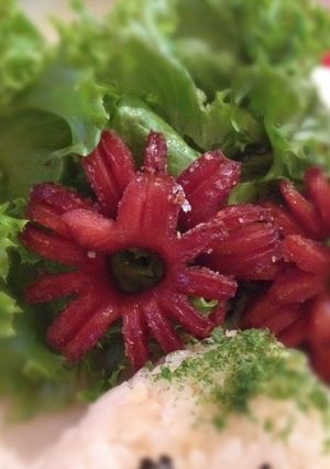 ✾簡単可愛いお弁当✾お花のウインナー✾✿-レシピのメイン写真
