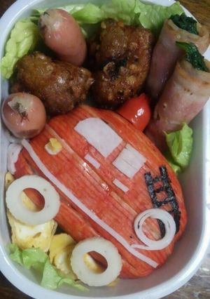 消防車 キャラ弁-レシピのメイン写真