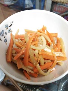 大根の皮できんぴらさん-レシピのメイン写真