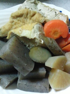 高野豆腐の煮物の煮汁リメイク-レシピのメイン写真