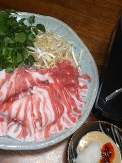 【クレソンレシピ】しゃぶしゃぶ鍋-レシピのメイン写真