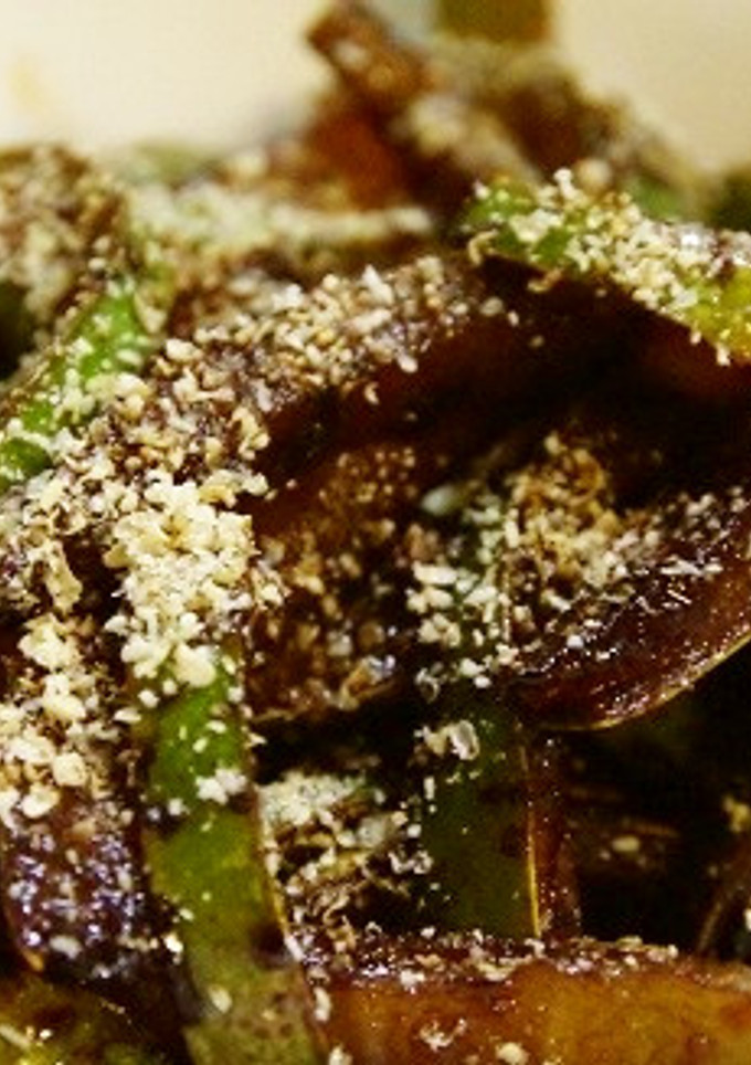 冬瓜の皮で簡単おつまみ！きんぴら冬瓜-レシピのメイン写真