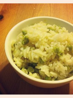 ほんわか甘い豆ご飯 グリーンピースご飯-レシピのメイン写真