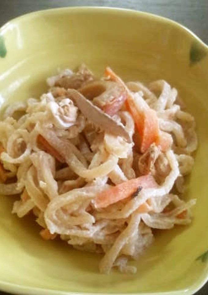 切り干し大根の煮物のマヨ和え-レシピのメイン写真