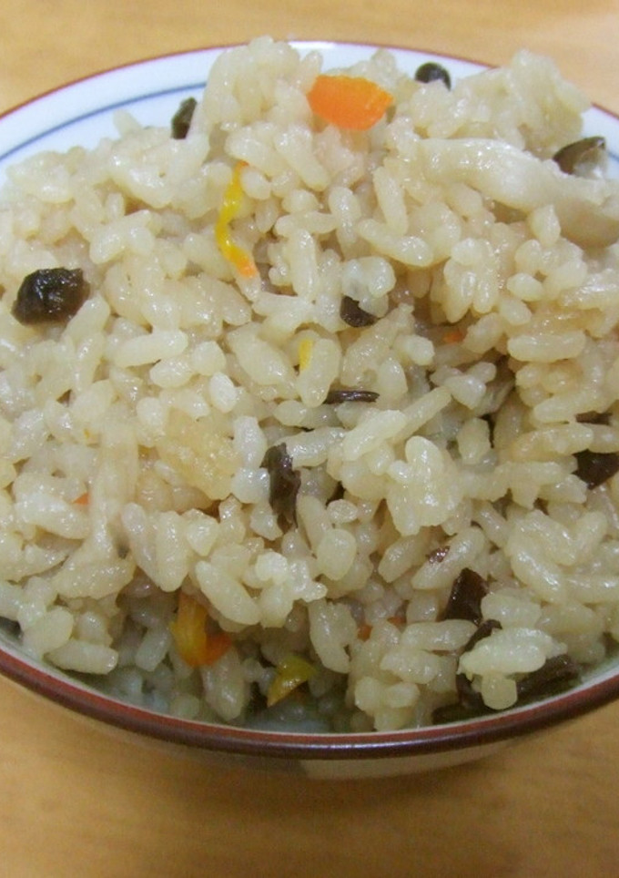 きのこの炊き込みご飯-レシピのメイン写真