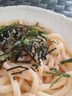めちゃ簡単!たらこと柚子胡椒のうどん-レシピのメイン写真