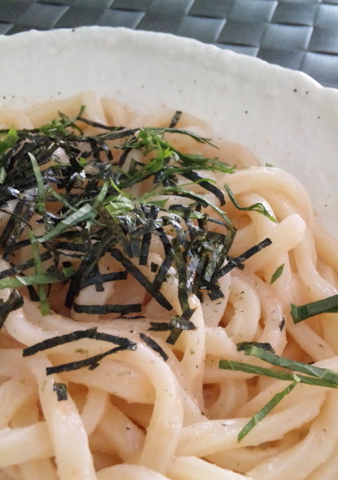 めちゃ簡単！たらこと柚子胡椒のうどん-レシピのメイン写真