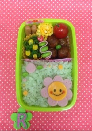 ココロにスマイル♪お花ちゃん＊キャラ弁＊-レシピのメイン写真