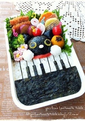 *キャラ弁　靴下にゃんこ*-レシピのメイン写真