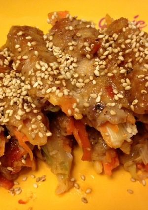 ご飯がすすむ！豚の野菜巻き＆お味噌ソース-レシピのメイン写真