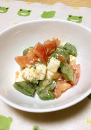 オクラとトマトの簡単サラダ♬-レシピのメイン写真