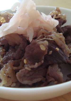 岩下の新生姜で牛肉のしぐれ煮-レシピのメイン写真