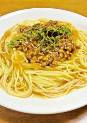 ミネラルたっぷり!和風納豆パスタ-レシピのメイン写真