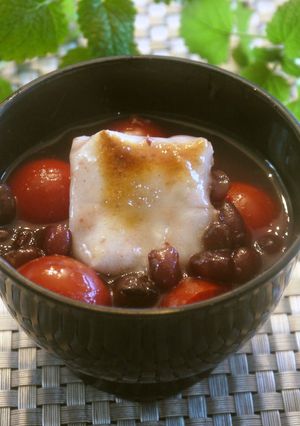 鏡開きにどうぞ♪　トマトぜんざい❀-レシピのメイン写真