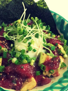 ★マグロとアボカドのユッケ丼★-レシピのメイン写真