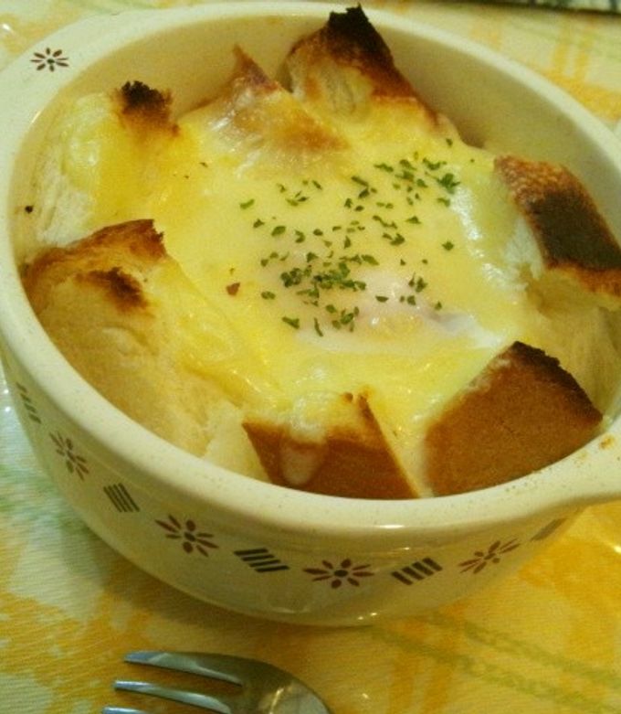朝食に！カップスープdeパングラタン♪ by sgch 【クックパッド