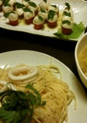 タラコいかスパ-レシピのメイン写真