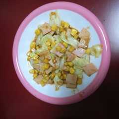 รูปของ 黄金マヨ野菜炒め☆
