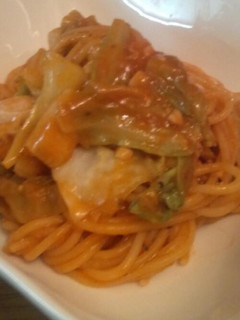 キャベツのトマトパスタ-レシピのメイン写真