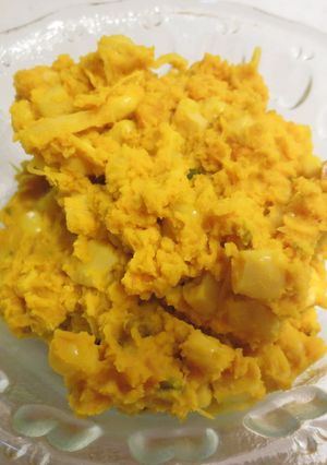 残った煮物で簡単かぼちゃサラダ-レシピのメイン写真
