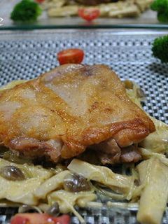チキンきのこ春雨カレークリームソース-レシピのメイン写真