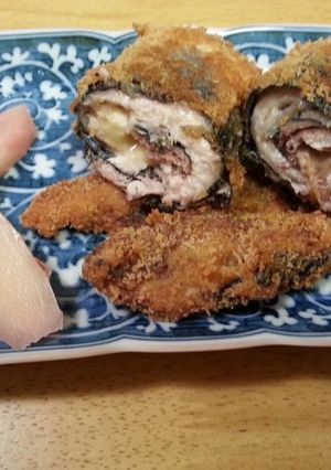 さんまの巻き巻きカツ&骨せんべい-レシピのメイン写真