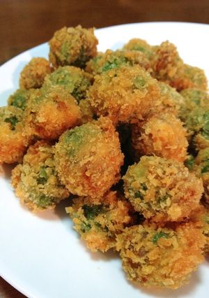 オリーブの肉詰めフライ-レシピのメイン写真