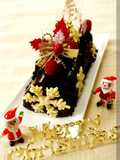 * クリスマスケーキ★ブッシュドノエル♪