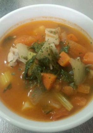 鶏モモ肉のミストローネ-レシピのメイン写真