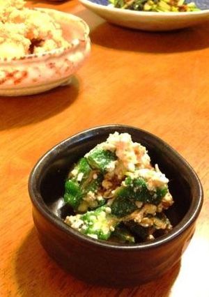 ＊オクラとカッテージチーズのおかか和え＊-レシピのメイン写真