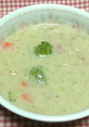 ごぼうとじゃがいもの温かスープ-レシピのメイン写真