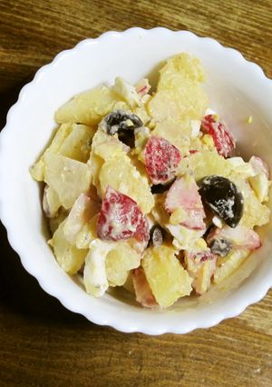 ｵﾘｰﾌﾞ入りポテトサラダ-レシピのメイン写真