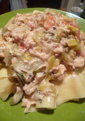 *鮭のクリームパスタ*-レシピのメイン写真