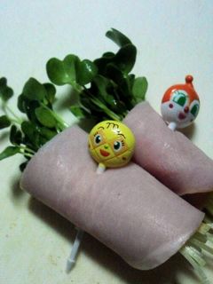 かいわれのハム巻き-レシピのメイン写真