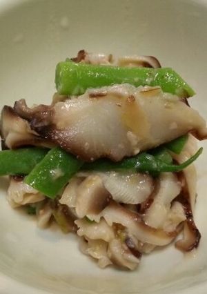 生椎茸のゆず酢味噌あえ-レシピのメイン写真