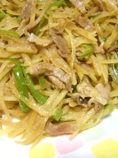 ❤じゃが芋と豚肉のさっぱり炒め❤-レシピのメイン写真