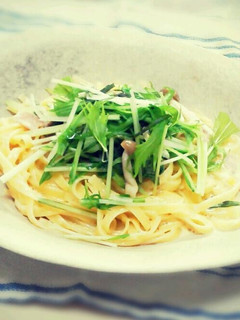 電子レンジカルボナーラ-レシピのメイン写真