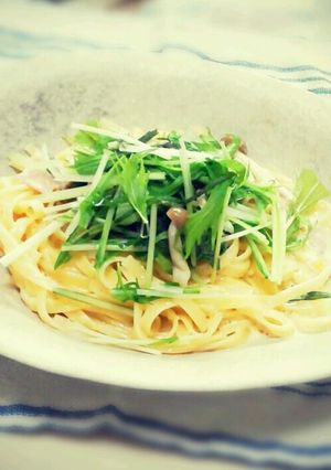 電子レンジカルボナーラ-レシピのメイン写真