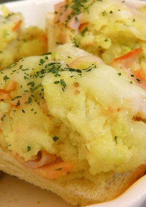 朝食にポテサラトーストをどうぞ！-レシピのメイン写真
